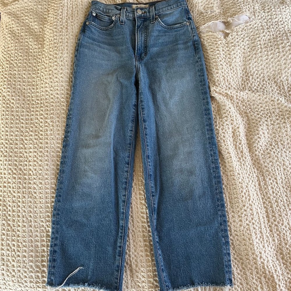 Madewell Perfect Vintage Wide-Leg Crop Jean, 25 Petite